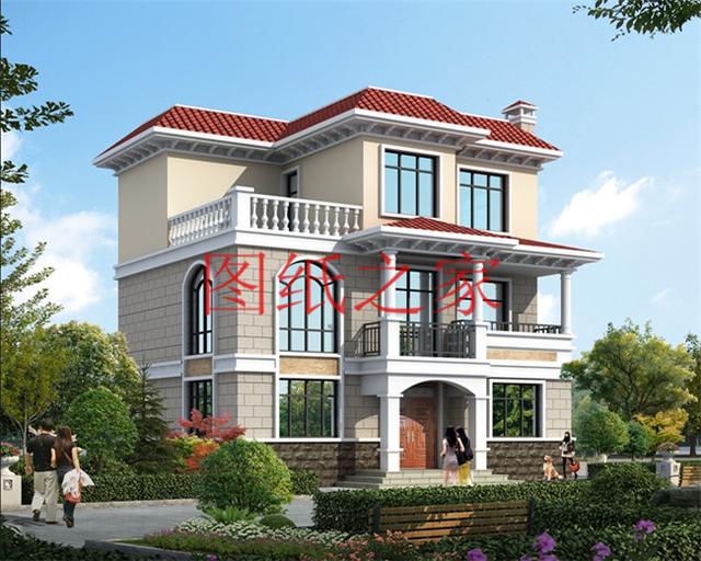 開(kāi)間只有10米，占地不到100平的三層別墅設(shè)計(jì)圖，霸氣外漏！