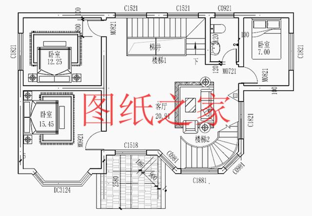 開(kāi)間只有10米，占地不到100平的三層別墅設(shè)計(jì)圖，霸氣外漏！