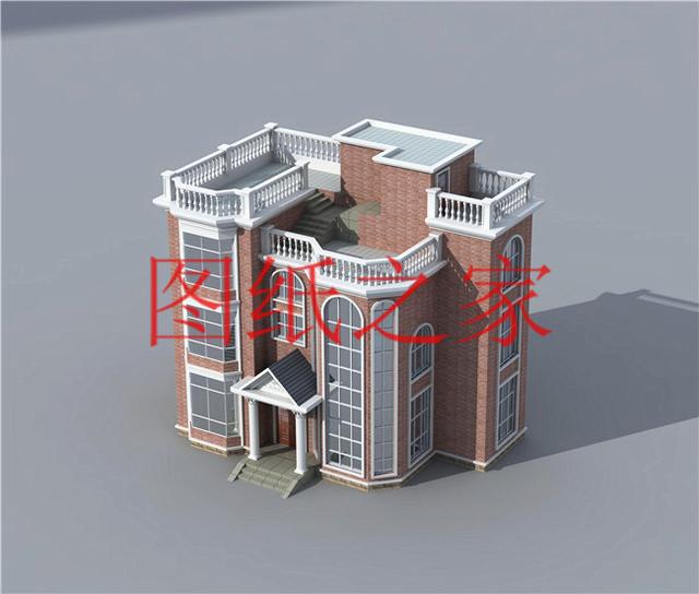 開(kāi)間只有10米，占地不到100平的三層別墅設(shè)計(jì)圖，霸氣外漏！