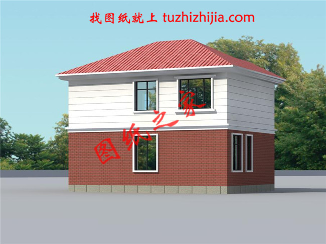 農(nóng)村15萬(wàn)元二層小樓圖，共4間臥室