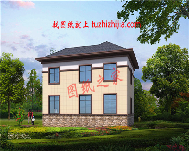 25萬(wàn)農(nóng)村二層樓房設(shè)計(jì)圖紙，經(jīng)濟(jì)實(shí)用又時(shí)尚大氣！