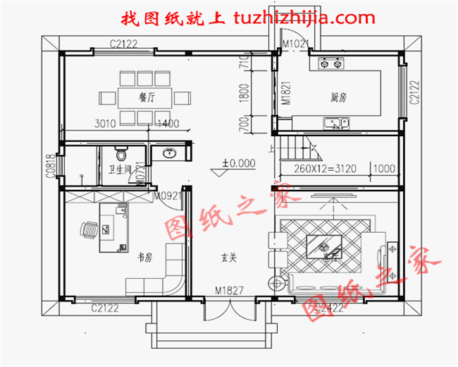 25萬(wàn)農(nóng)村二層樓房設(shè)計(jì)圖紙，經(jīng)濟(jì)實(shí)用又時(shí)尚大氣！