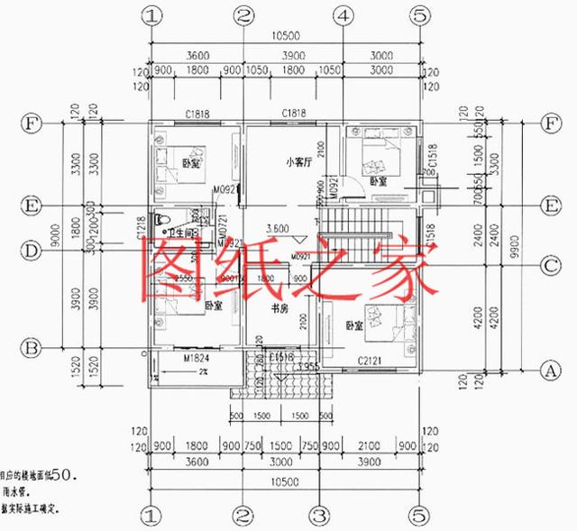 時尚小戶型獨棟二層別墅圖，占地100平左右，夠用也不浪費！