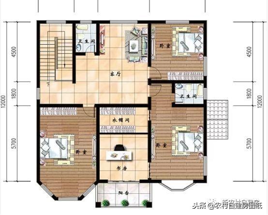 5款新風(fēng)尚歐式自建房戶型圖，造價(jià)感人絕不會(huì)踩雷