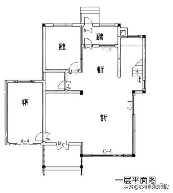 可做雙拼可做獨(dú)棟的自建房戶型圖，建一棟姑娘踏破你家門檻