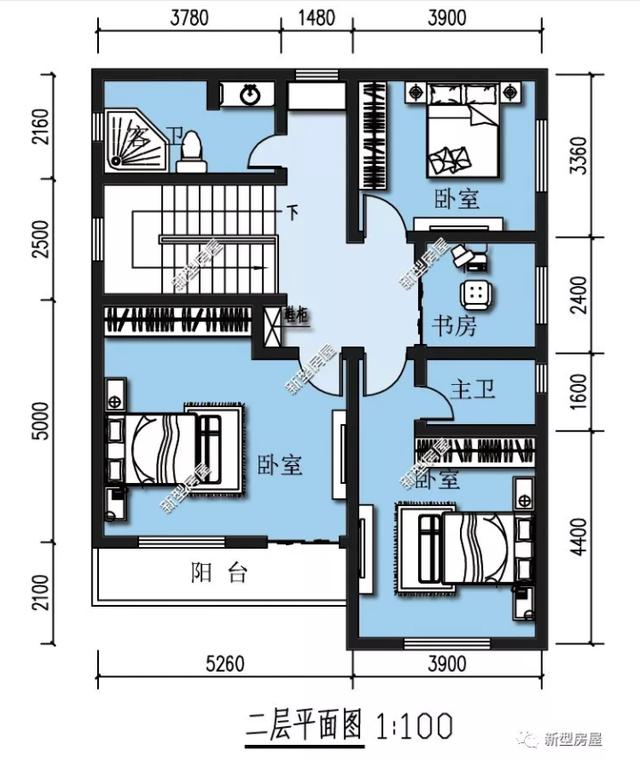 5套帶地下室農(nóng)村自建房設(shè)計圖，好看又實用