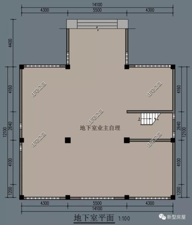 5套帶地下室農(nóng)村自建房設(shè)計圖，好看又實用