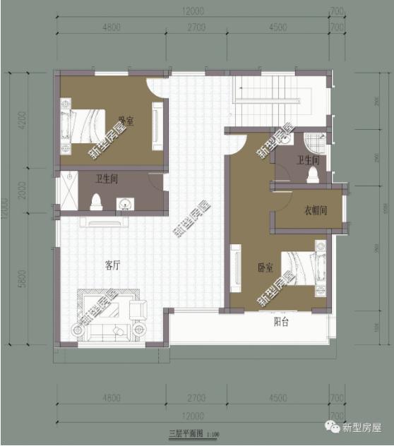 5套帶地下室農(nóng)村自建房設(shè)計圖，好看又實用