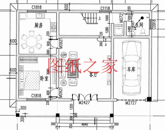 戶型方正的二層別墅圖，占地120平進深9米多，非常符合農(nóng)村需求！