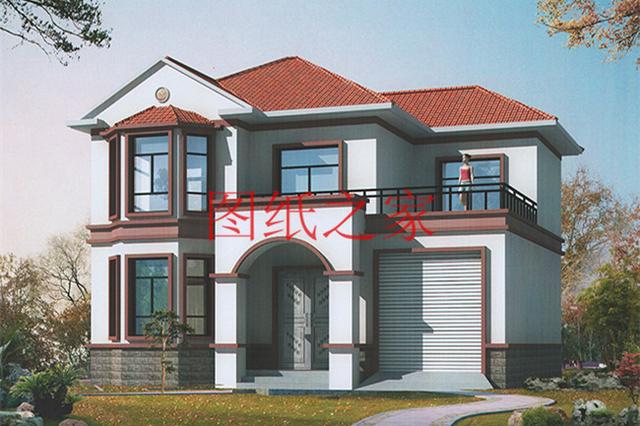 戶型方正的二層別墅圖，占地120平進深9米多，非常符合農(nóng)村需求！