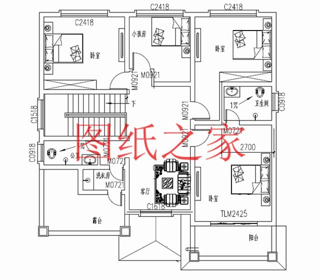 12X12米農村二層別墅設計圖，功能齊全造價實惠，大家都說好！