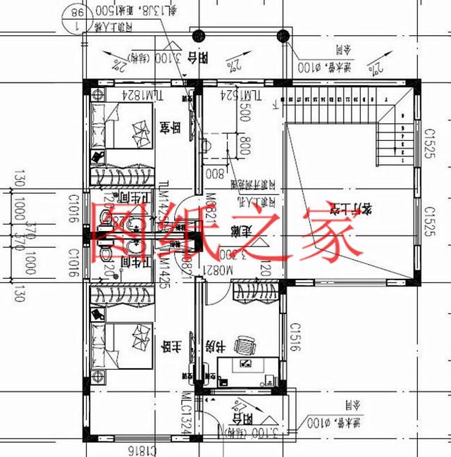 兩套尺寸相反的二層別墅，13X10米、10X13米你更喜歡哪個(gè)？