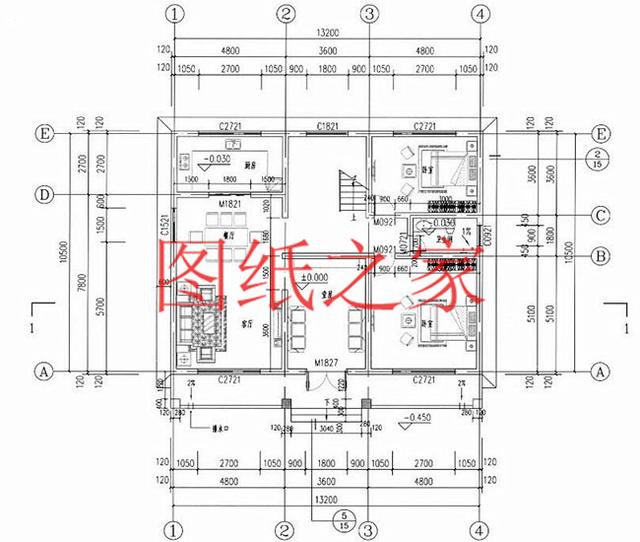 兩套尺寸相反的二層別墅，13X10米、10X13米你更喜歡哪個(gè)？