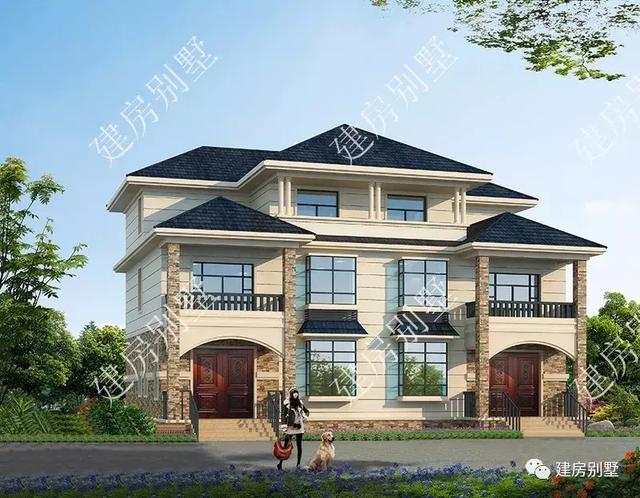 漂亮又實用的兄弟雙拼住宅設計，第一棟尺寸小，室內空間使用率高