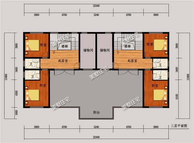 5款農(nóng)村雙拼別墅設計圖，有兄弟這樣建房，走出去超有面子