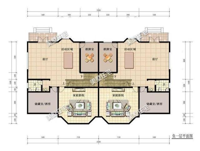 5款農(nóng)村雙拼別墅設計圖，有兄弟這樣建房，走出去超有面子