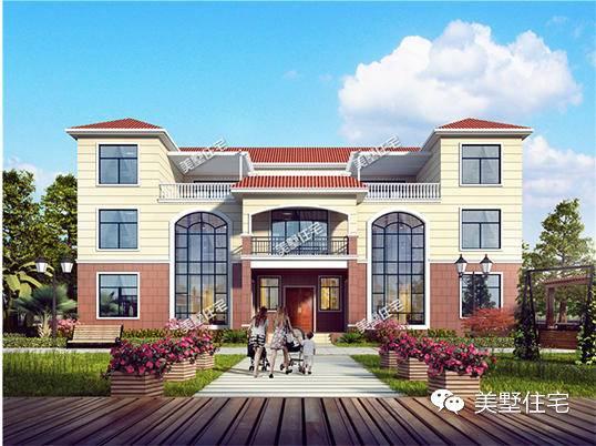 5款農(nóng)村雙拼別墅設計圖，有兄弟這樣建房，走出去超有面子