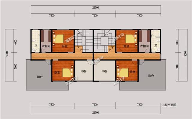 5款農(nóng)村雙拼別墅設計圖，有兄弟這樣建房，走出去超有面子