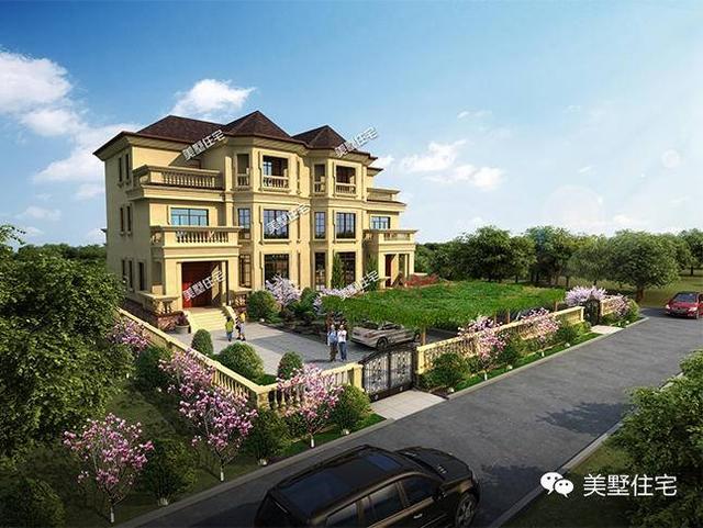 5款農(nóng)村雙拼別墅設計圖，有兄弟這樣建房，走出去超有面子