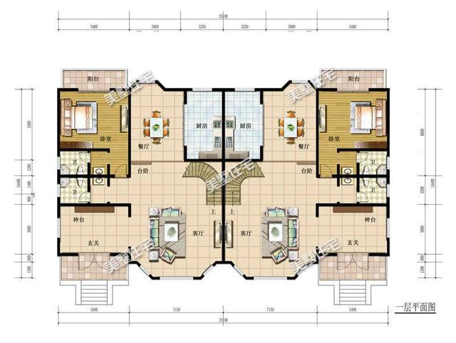 5款農(nóng)村雙拼別墅設計圖，有兄弟這樣建房，走出去超有面子