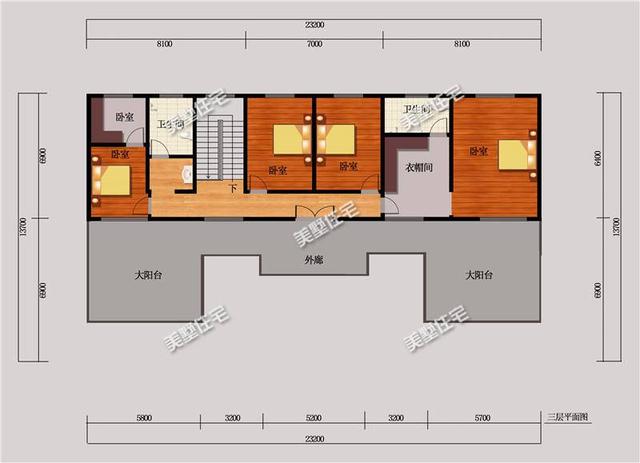 5款農(nóng)村雙拼別墅設計圖，有兄弟這樣建房，走出去超有面子