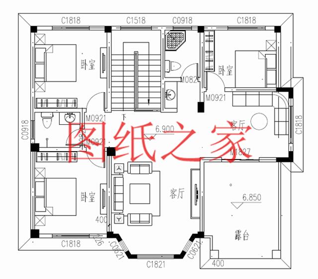 最受歡迎的三層別墅設(shè)計圖，12X11米戶型方正，美觀又實用！
