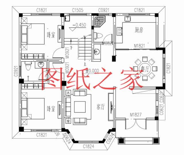 最受歡迎的三層別墅設(shè)計圖，12X11米戶型方正，美觀又實用！