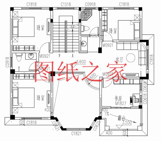最受歡迎的三層別墅設(shè)計圖，12X11米戶型方正，美觀又實用！