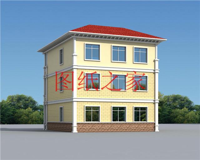 11X11米農(nóng)村三層別墅設(shè)計(jì)圖紙，省錢又省地，是你最好的選擇！