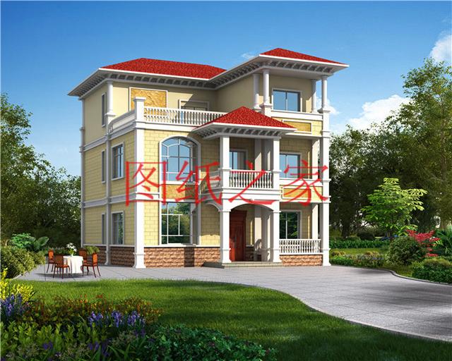 11X11米農(nóng)村三層別墅設(shè)計(jì)圖紙，省錢又省地，是你最好的選擇！