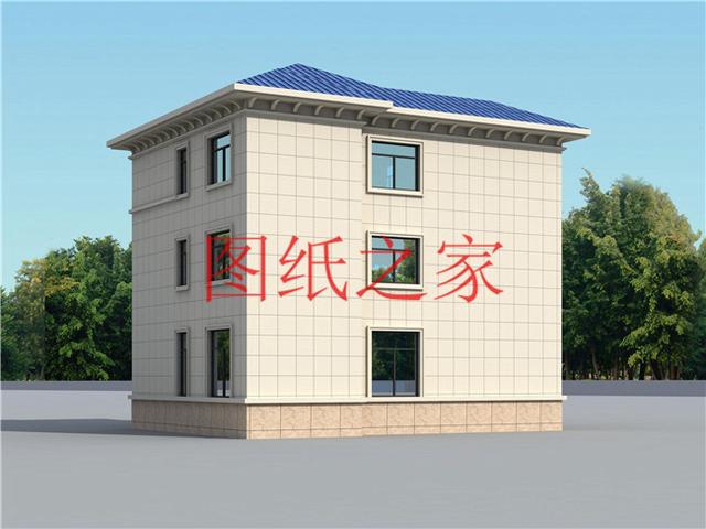 11X11米農(nóng)村三層別墅設(shè)計(jì)圖紙，省錢又省地，是你最好的選擇！