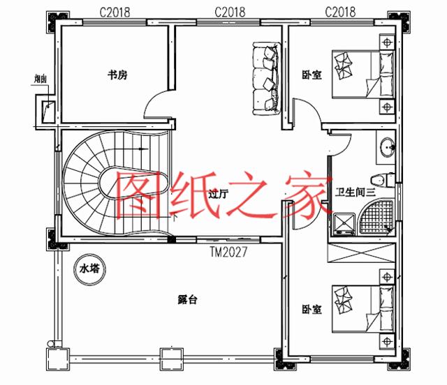 11X11米農(nóng)村三層別墅設(shè)計(jì)圖紙，省錢又省地，是你最好的選擇！