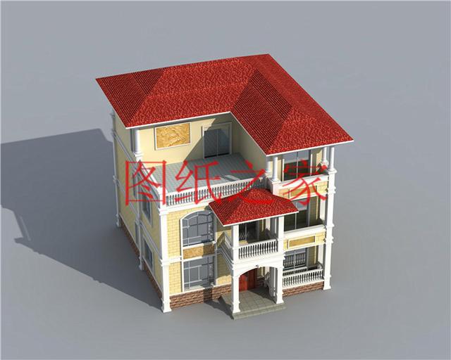 11X11米農(nóng)村三層別墅設(shè)計(jì)圖紙，省錢又省地，是你最好的選擇！