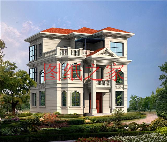 11X11米農(nóng)村三層別墅設(shè)計(jì)圖紙，省錢又省地，是你最好的選擇！