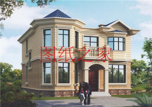 6套農(nóng)村二層小別墅，11X10、10X11米兩種戶型，造價(jià)只要20多萬！