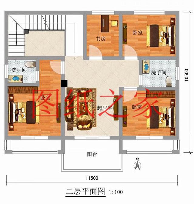 6套農(nóng)村二層小別墅，11X10、10X11米兩種戶型，造價(jià)只要20多萬！