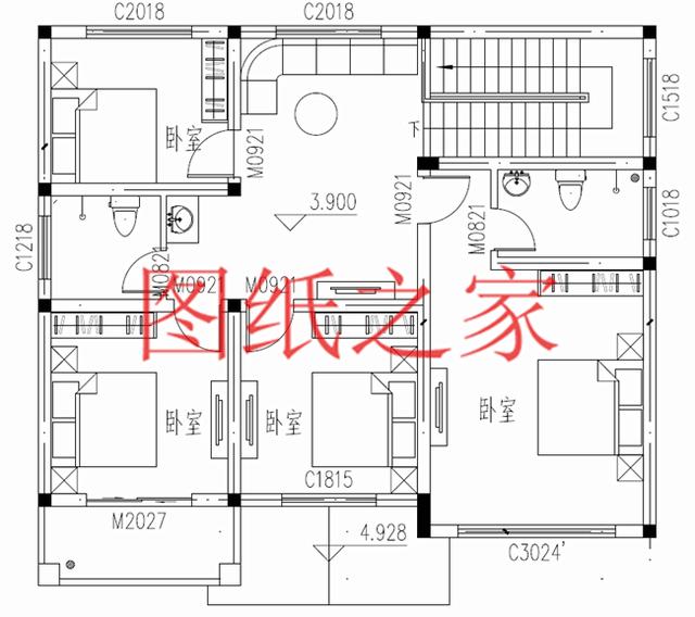 6套農(nóng)村二層小別墅，11X10、10X11米兩種戶型，造價(jià)只要20多萬！