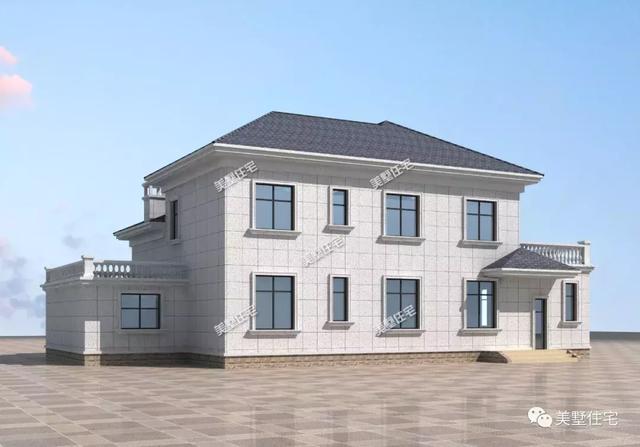 這款別墅設(shè)計圖顏值高上檔次，車庫+獨立餐廚，建一棟衣錦還鄉(xiāng)