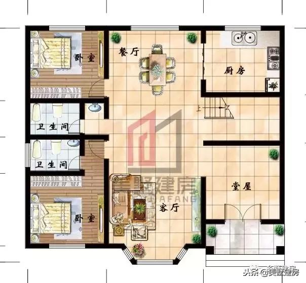 現(xiàn)代風(fēng)格農(nóng)村二層別墅設(shè)計，實在是太美了，回家建套符合你氣質(zhì)的別墅吧