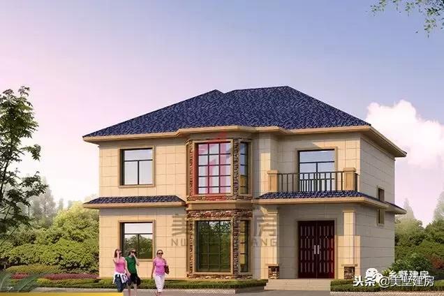 現(xiàn)代風(fēng)格農(nóng)村二層別墅設(shè)計，實在是太美了，回家建套符合你氣質(zhì)的別墅吧