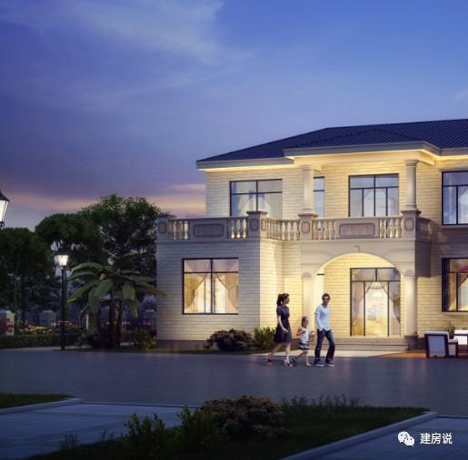 這套實用又漂亮的二層別墅設計圖，高端大氣上檔次，一點不輸高層