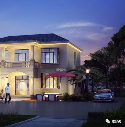 這套實用又漂亮的二層別墅設計圖，高端大氣上檔次，一點不輸高層