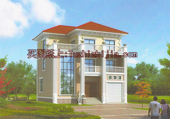 新農(nóng)村三層樓房設(shè)計圖,造價17萬圖片含設(shè)計，簡單好看還省錢！