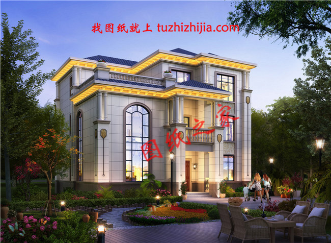 經(jīng)濟(jì)型農(nóng)村二層半別墅房屋設(shè)計(jì)圖，只要30萬(wàn)就能建成！