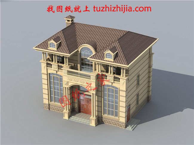 經(jīng)濟(jì)型農(nóng)村二層半別墅房屋設(shè)計(jì)圖，只要30萬(wàn)就能建成！