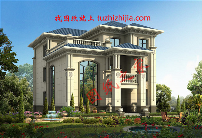 經(jīng)濟(jì)型農(nóng)村二層半別墅房屋設(shè)計(jì)圖，只要30萬(wàn)就能建成！