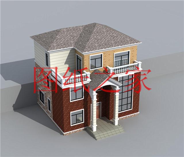 10X12、12X10米兩種尺寸的120平農(nóng)村三層別墅，造價(jià)只要30多萬！