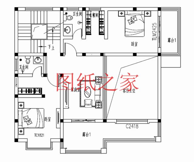 10X12、12X10米兩種尺寸的120平農(nóng)村三層別墅，造價(jià)只要30多萬！