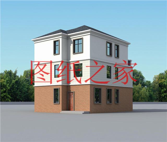 10X12、12X10米兩種尺寸的120平農(nóng)村三層別墅，造價(jià)只要30多萬！