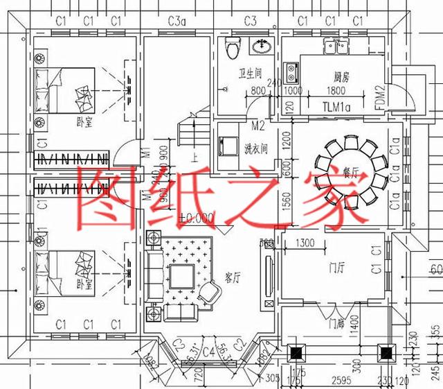 130平12X11米三層別墅，主體造價才40萬，這下里子面子全有了！